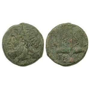  Syracuse, Sicily, Hieron II, 275   215 B.C.; Bronze AE 20 