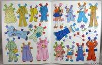 1977 Mattel Honey Hill Bunch Paper Dolls UNCUT/Mint  