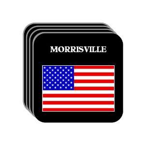  US Flag   Morrisville, Pennsylvania (PA) Set of 4 Mini 
