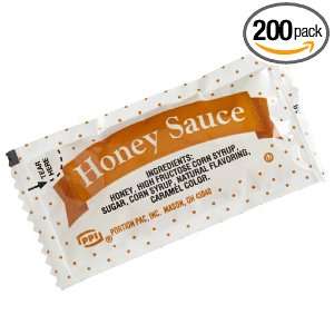 Portion Pack Honey Sauce, 0.32 Ounce Single Serve Packages (Pack of 
