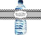 100 8x2 Personalized Water Bottle Labels   Great for weddings, showers 