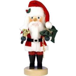  German Nutcracker   Santa Claus with Bag and Bell