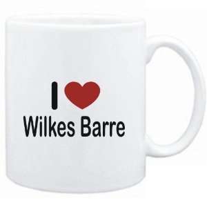  Mug White I LOVE Wilkes Barre  Usa Cities Sports 