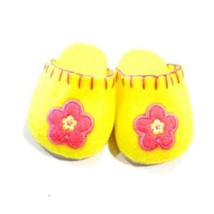  American Girl Doll Clothes Yellow Slippers: Toys & Games