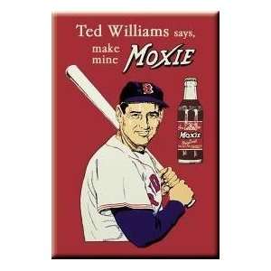  Ted Williams Says, Make Mine Moxie Refrigerator Magnet 