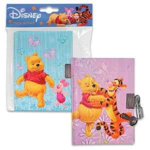  Disney Winnie the Pooh and friends diary with Lock   keep 