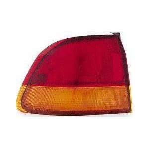 : 96 98 HONDA CIVIC TAIL LIGHT LH (DRIVER SIDE), Outer, 4 Door Model 