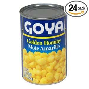 Goya Golden Hominy, 15 ounces (Pack Grocery & Gourmet Food