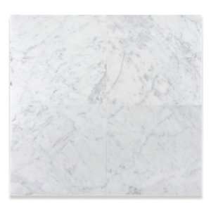 Carrara 12 x 12 Honed Marble Field Tile