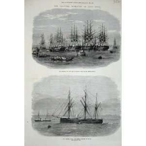   1872 Daphne Ship Lord Mayor River Hooghly Calcutta Art