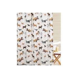  Horse All Over Shower Curtain
