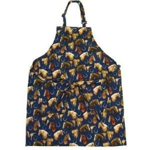  Horses and Horse Saddles Apron by Broad Bay Sports 
