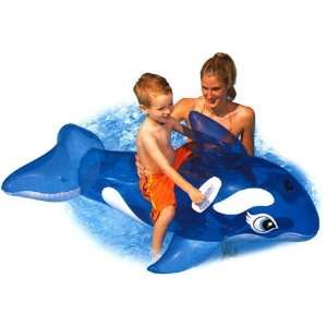  Inflatable Lil Whale Ride on Pool Toy!: Toys & Games
