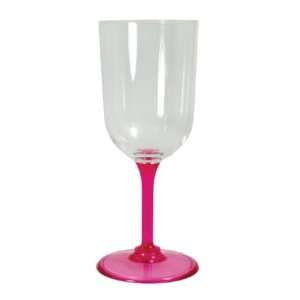  Hot Pink Acrylic Wine Glass by Precidio
