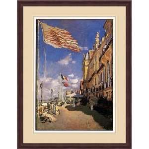  Hotel Des Roches,Trouville by Claude Monet   Framed 
