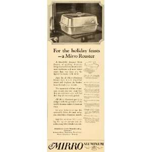  1922 Ad Mirro Aluminum Roaster Kitchen Accessory Holiday 