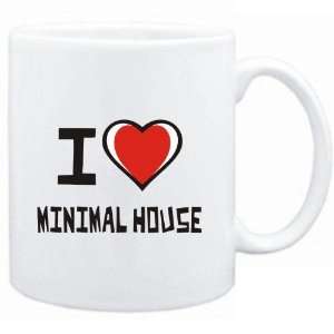  Mug White I love Minimal House  Music