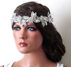 HANDMADE Vintage inspired, headband, sash, bridal headband, bridesmaid 