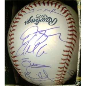  2009 Milwaukee Brewers TEAM SIGNED Baseball Y Gallardo 
