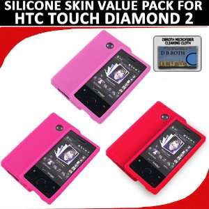  Silicone Skin 3 pc. Value Pack for your HTC Touch Diamond 2 