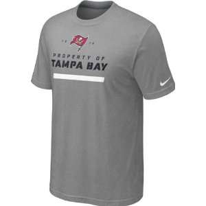   Buccaneers Heathered Grey Nike Property Of T Shirt