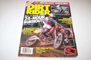 JULY 1985 DIRT RIDER dirt bike magazine  