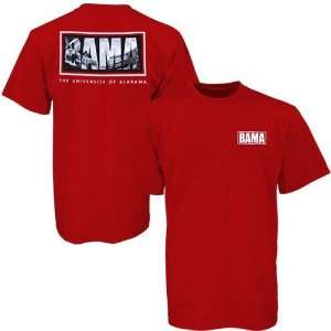  Alabama Crimson Tide Cardinal Bama Stadium T shirt Sports 