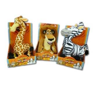   Escape From Africa Plush Animals Set of Three Marty, Melman, and Alex