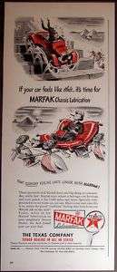1950 MARFAK Lubrication by Texaco vintage ad  