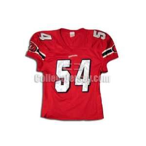   54 Game Used Indiana Sports Belle Football Jersey: Sports & Outdoors