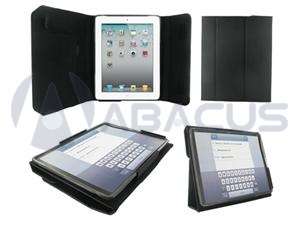 iPad/iPad 2 Genuine Leather Portfolio/Case/Cover__Black  