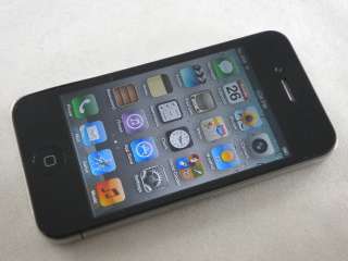 APPLE IPHONE 4 16GB BLACK CELL PHONE AT&T GSM WIFI GPS CAMERA TOUCH 