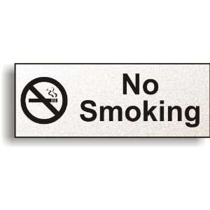  Silver No Smoking Sign 