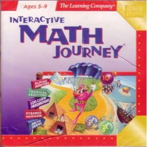interactive math journey, the learning company ages 5 9 cd rom