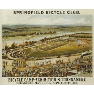  1883 SPRINGFIELD MASS BICYCLE CLUB BIKE INTERNATIONAL 