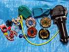 mix lot of 4 pcs beyblades and bey launchers grip ripcord tips 