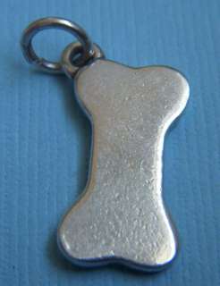 James Avery engravable dog bone sterling charm  