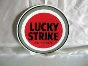 Lucky Strike Cigarette Sticker Sign  