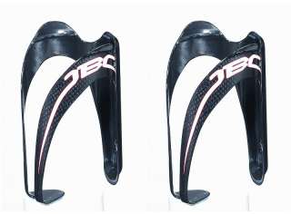 TWO New JBC Carbon Water Bottle Cage MTB ROAD, 25g blk  