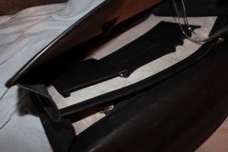COACH USA Vtg Leather Brief Case BAG w Combination Lock PORTFOLIO 
