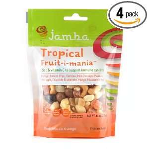jamba Tropical Fruit I Mania Trail Mixes, 6 Ounce (Pack of 4)