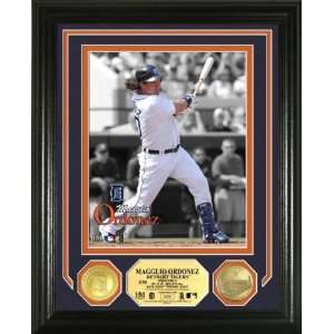 Magglio Ordonez Framed Detroit Tigers 8x10 Photomint with 24KT Gold 