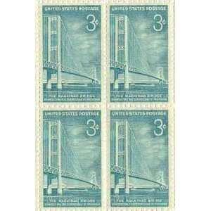  The Mackinac Bridge Set of 4 x 3 Cent US Postage Stamps 
