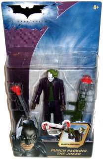 Batman The Dark Knight Punch Packing Joker Figure MIB !  