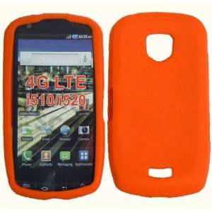 Orange Silicone Jelly Skin Case Cover for US Cellular Samsung Galaxy S 