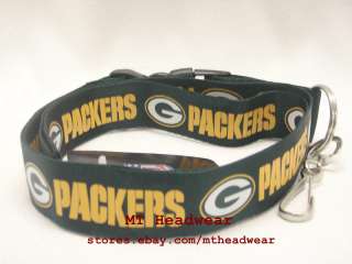 OFFICIAL LICENSED NFL LANYARD ***GREEN BAY PACKERS GREEN*** KEYCHAIN 