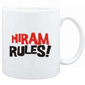  Mug White  Hiram rules  Male Names