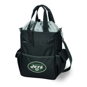  New York Jets Black Activo Tote Bag: Sports & Outdoors