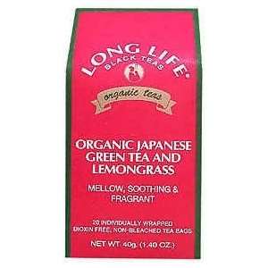  Organic Green Tea w/Lemongrass 20 Bags: Health & Personal 