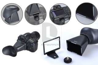 V3 LCD Viewfinder 2.8x Magnifier Extender Magnetic Hood for Canon 600D 